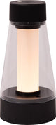 Lucide Lorali – wiederaufladbare Tischleuchte drinnen und draußen – wiederaufladbarer Akku – ø 7,7 cm – LED dimmbar – 1x1,2 W 2600 K 3000 K – IP44 – Schwarz