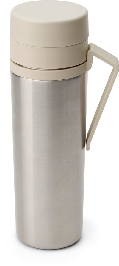 Brabantia Make Take Thermosflasche – Kaffeetasse zum Mitnehmen – 500 ml – sanftes Beige