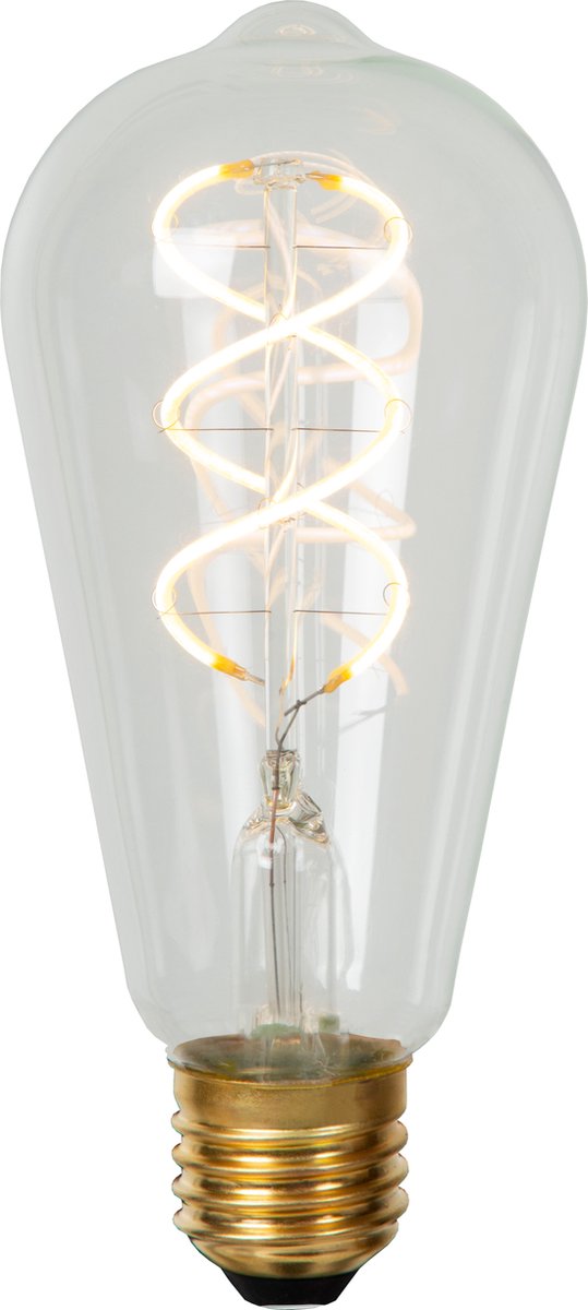 Lucide st64 - Glühlampe - ø 6,4 cm - LED - E27 - 1x4,9 W 2200 K - transparent