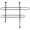 Flamingo Flamingo Car Dog Rack Sima 2 Stangen und 2 Befestigungselemente schwarz