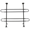 Flamingo Flamingo Car Dog Rack Sima 2 Stangen und 2 Befestigungselemente schwarz