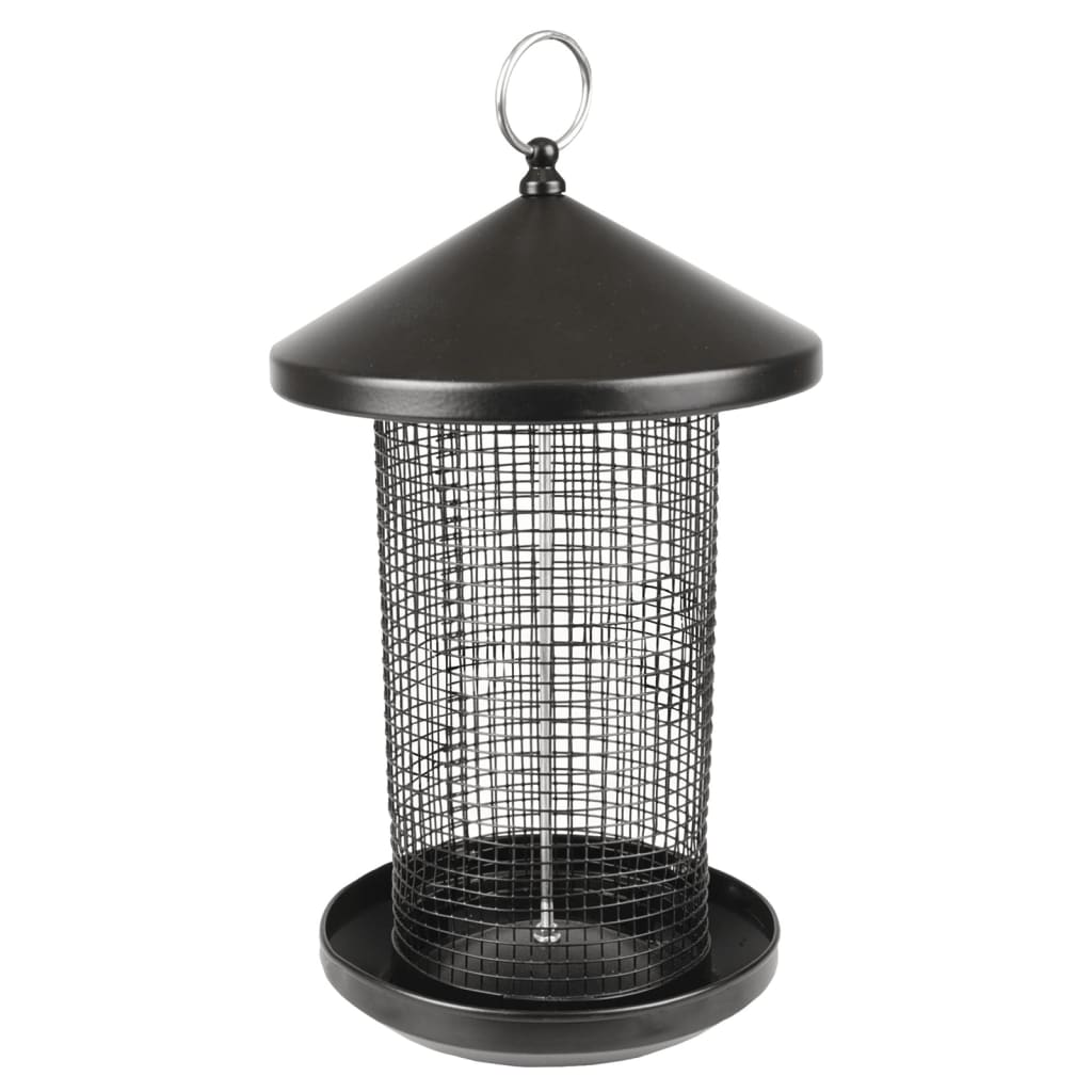 Flamingo Flamingo Vogelfutter Silo Frode 19 cm Metall Schwarz