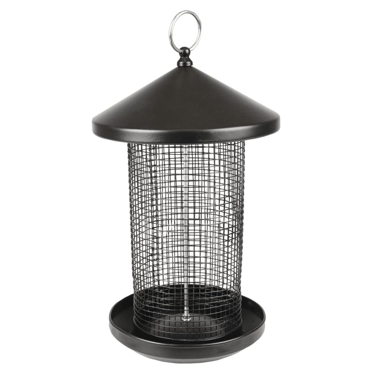 Flamingo Flamingo Vogelfutter Silo Frode 19 cm Metall Schwarz