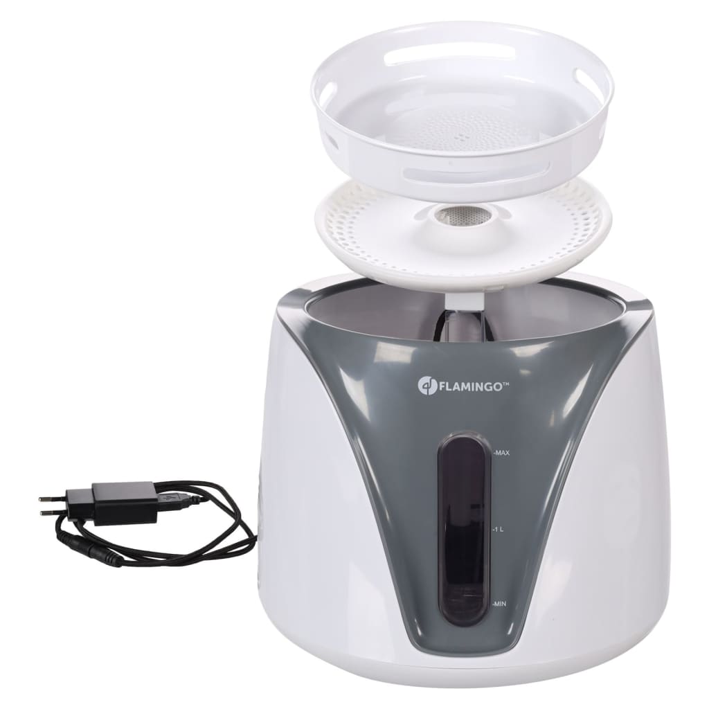 Flamingo Flamingo Haustierwasserspender Adriana Automatisch 2 l Grau