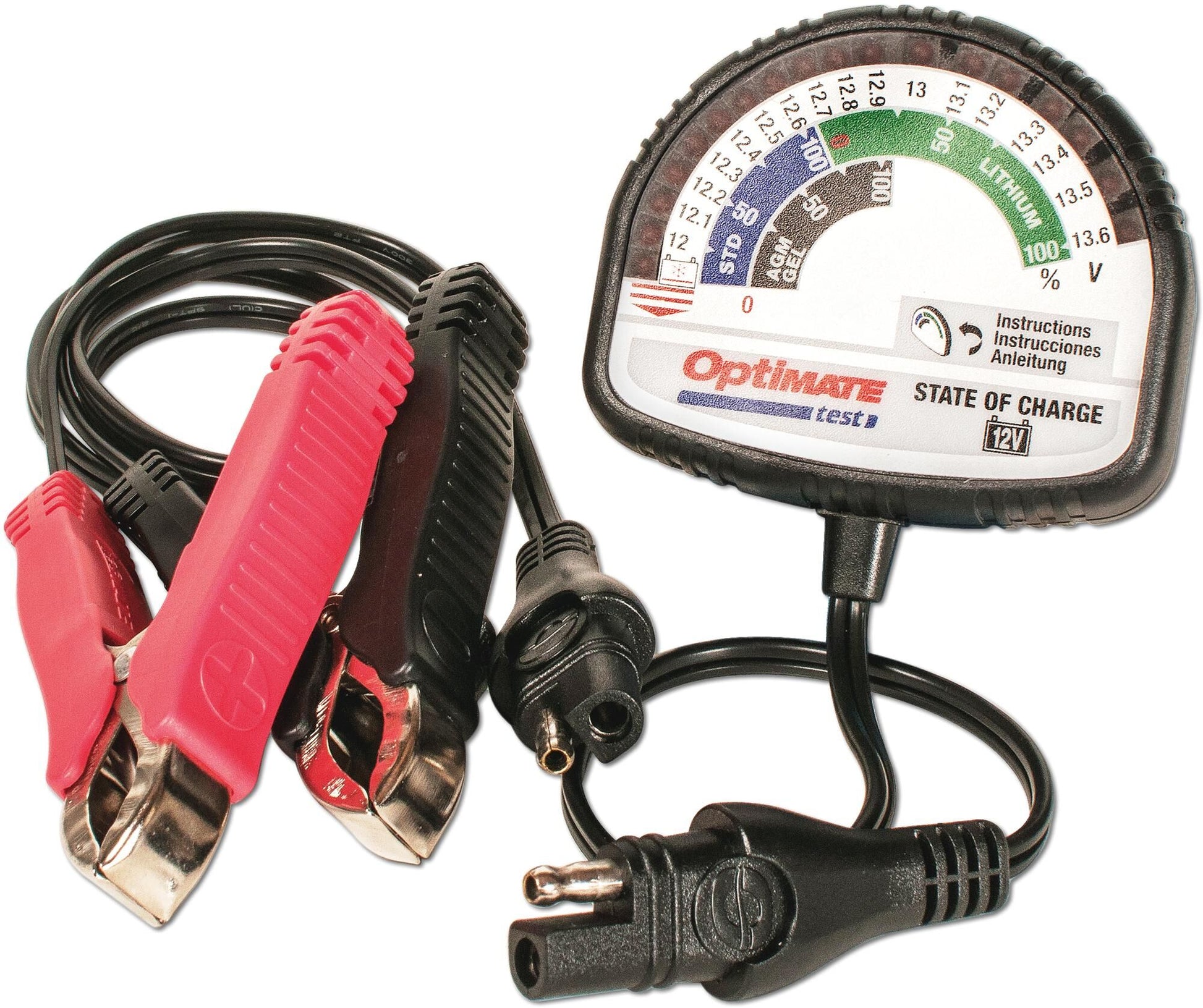 Tecmate Actester Optate Test der Optimspannung der Batterie -Tester