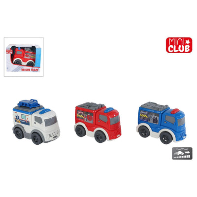Mini Club Notdienstfahrzeug kostenloses Rad, 8 cm