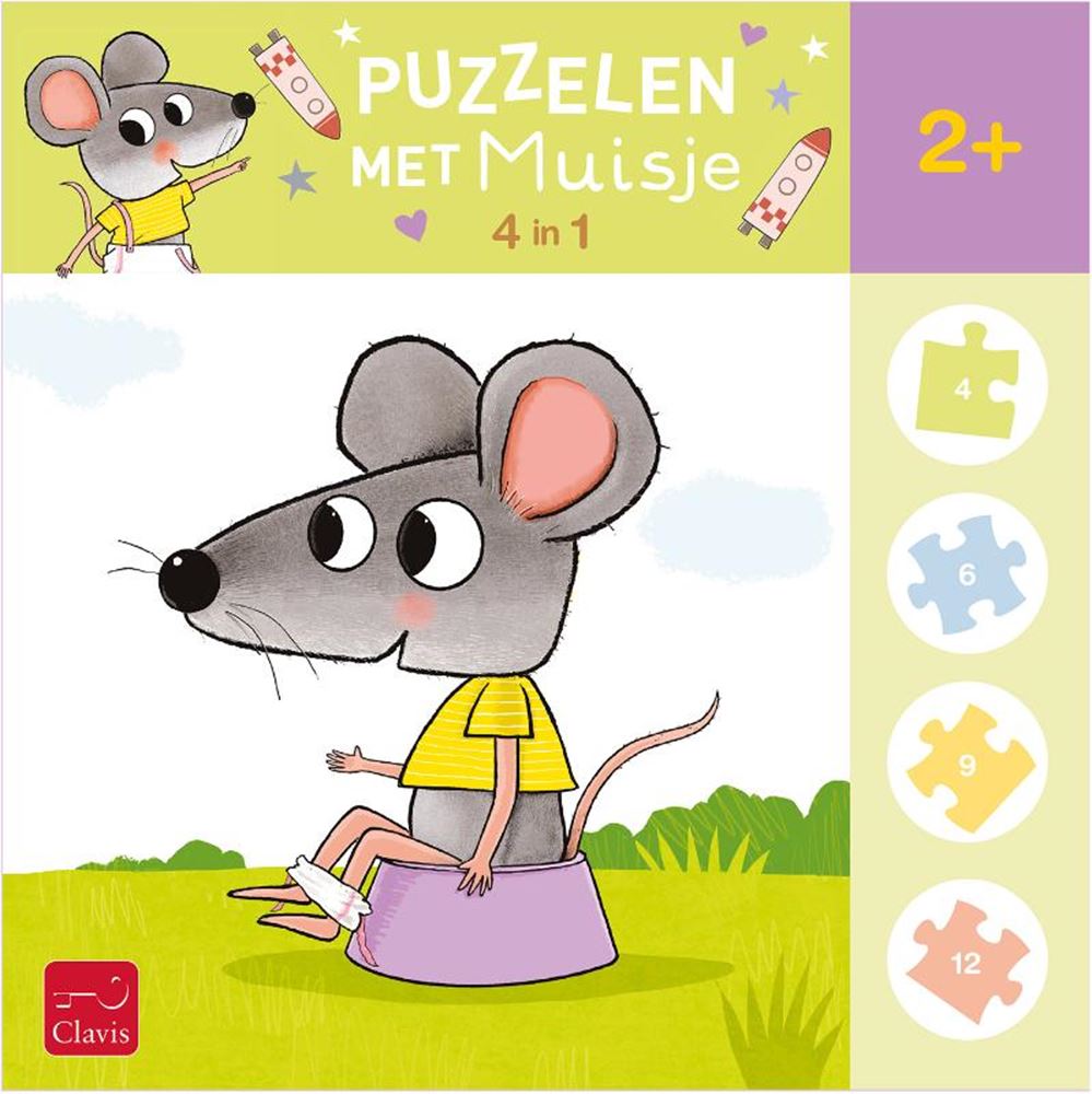 Puzzle mit der Maus. 2+