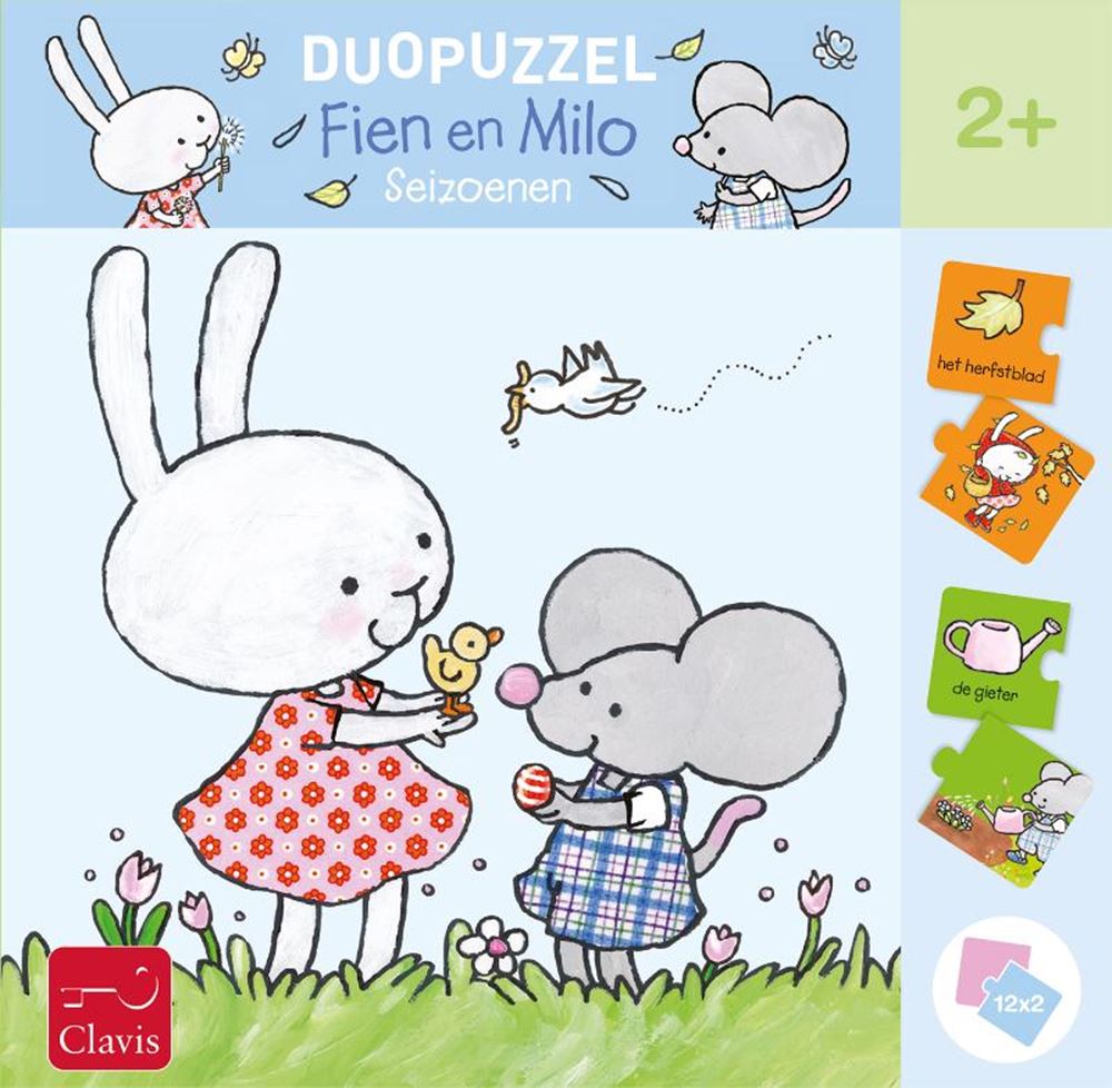 Duo-Puzzle Fien und Milo. 2+