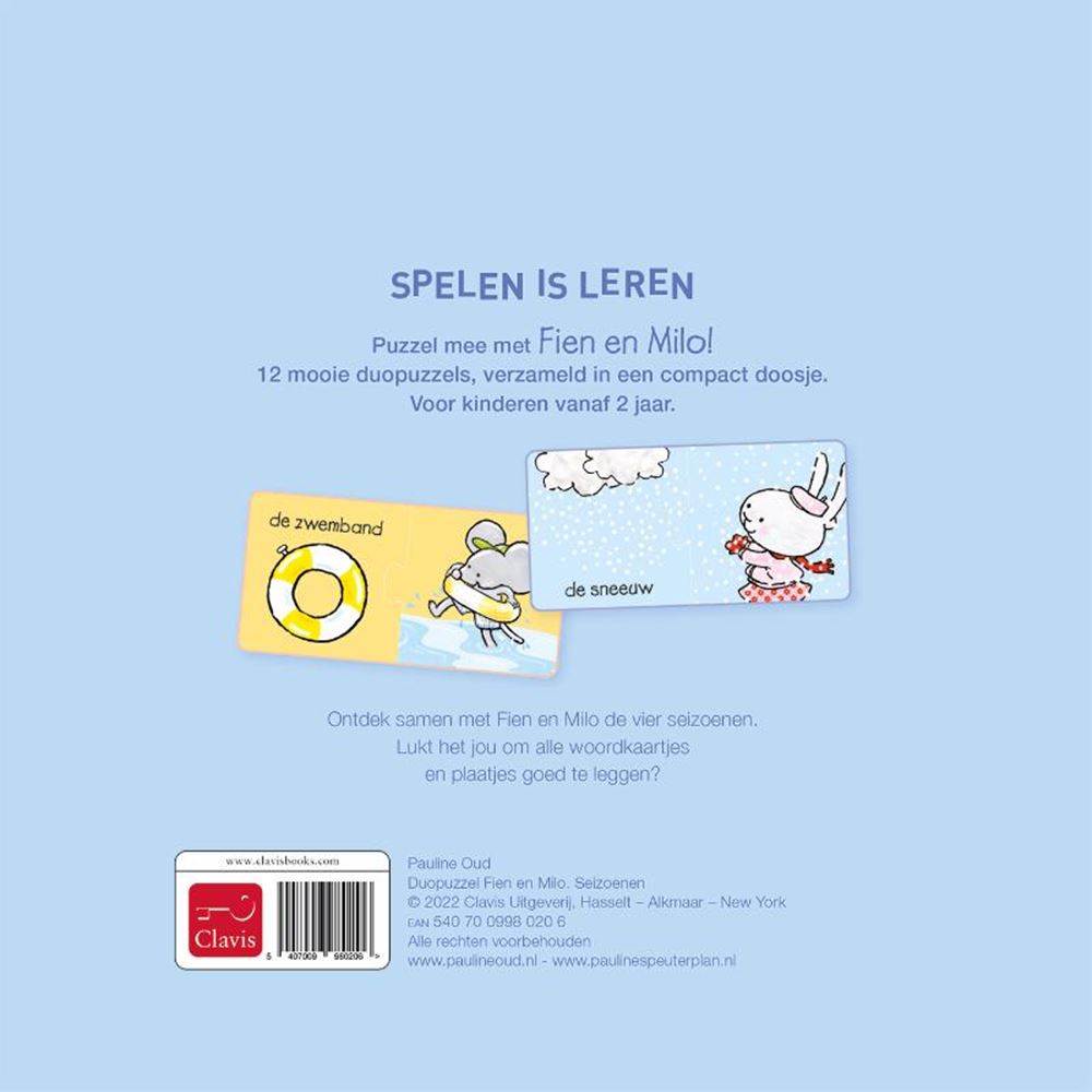 Duo-Puzzle Fien und Milo. 2+