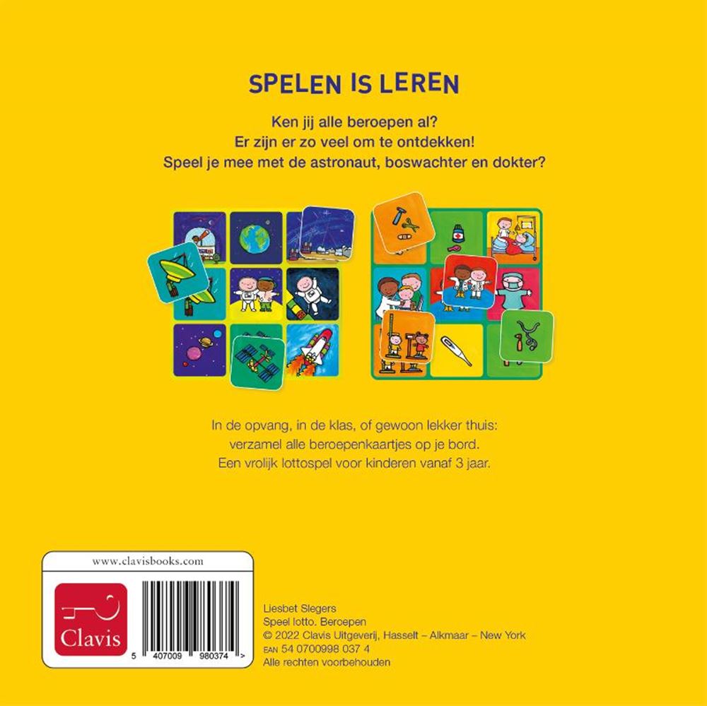 Clavis Publishers spielt Lotto. Berufe