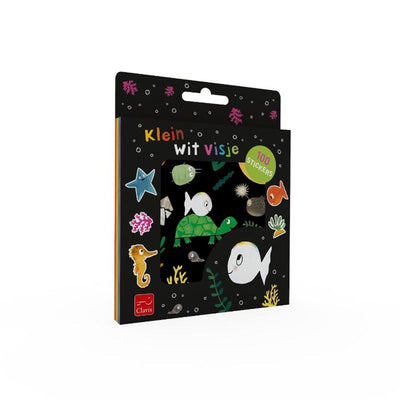 Clavis Aufkleberset für kleine weiße Fische. 3+