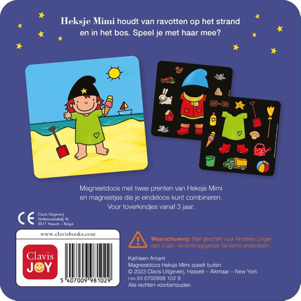 Magnetbox-Hexe Mimi spielt draußen 3+