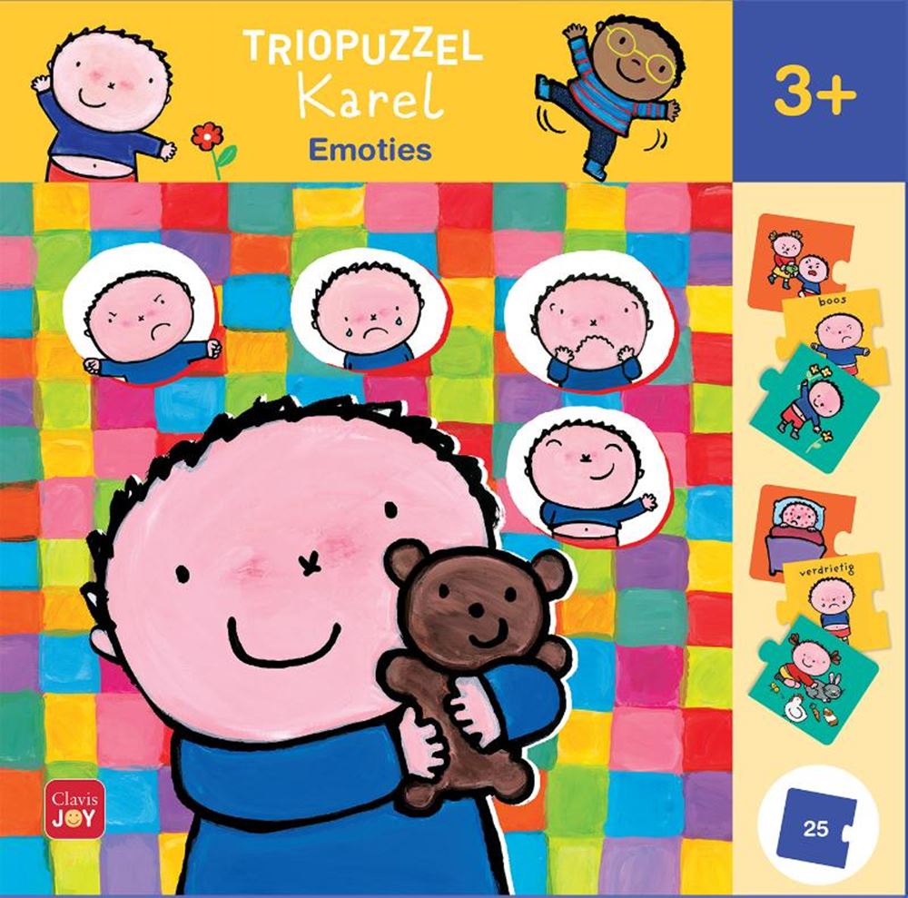 Dreier-Puzzle Karel. Emotionen 3+