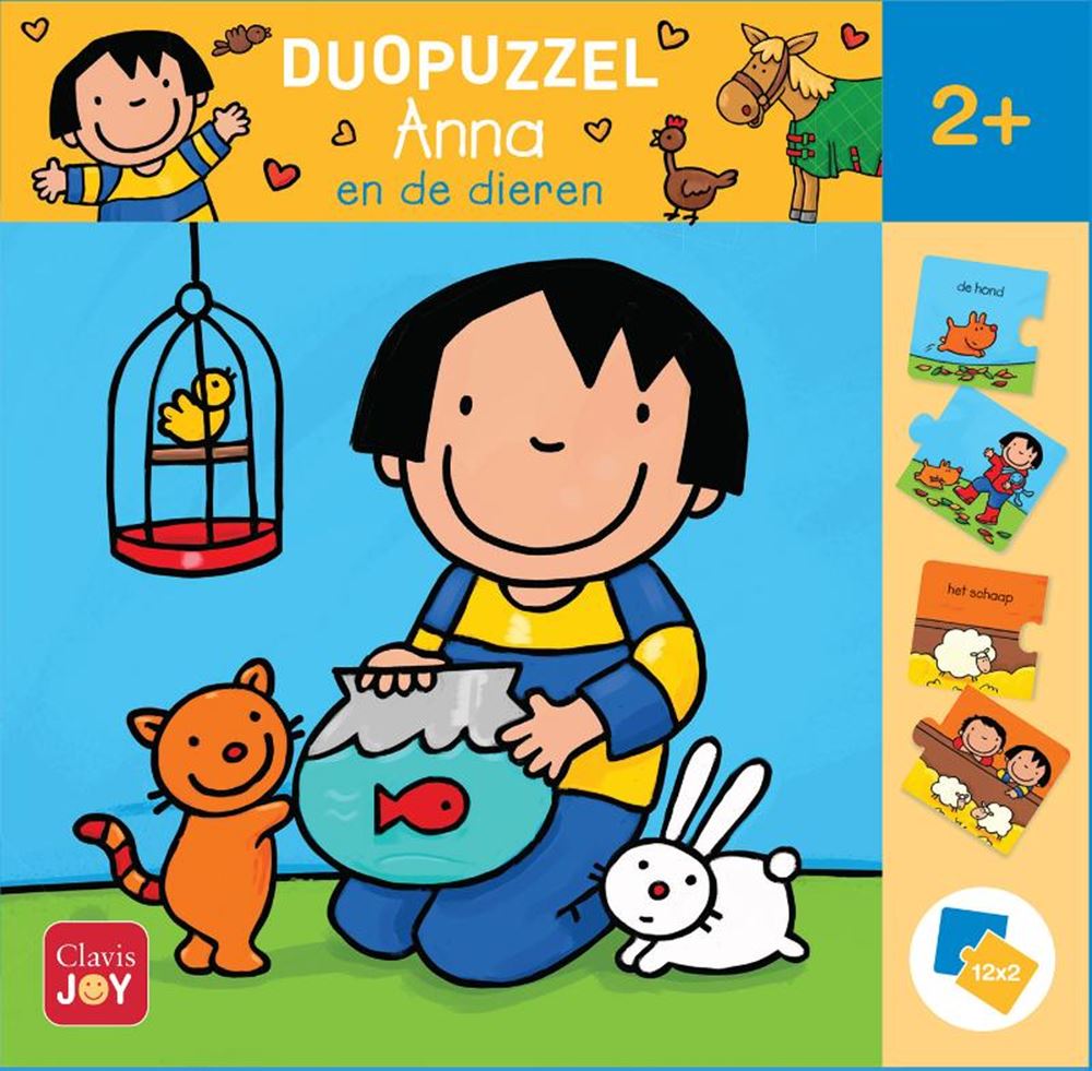 Duo-Puzzle Anna und die Tiere 2+