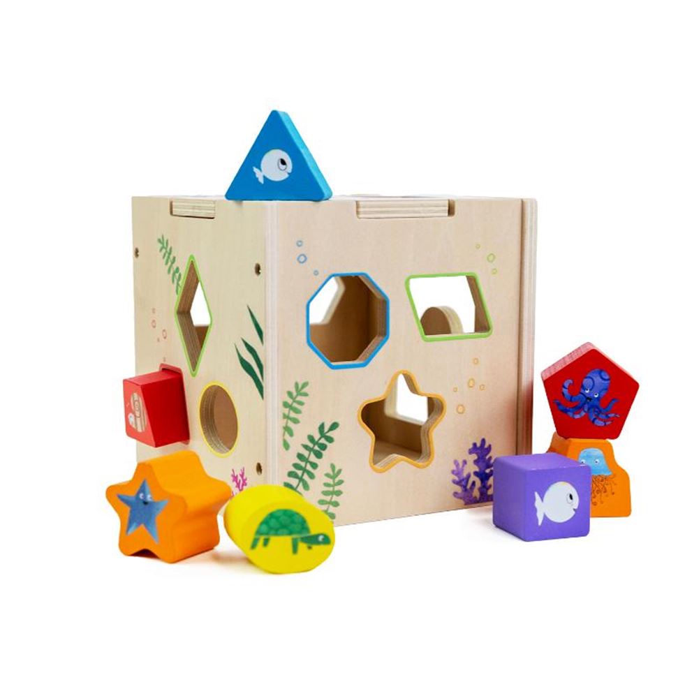 Kleine weiße Fischformbox 1+