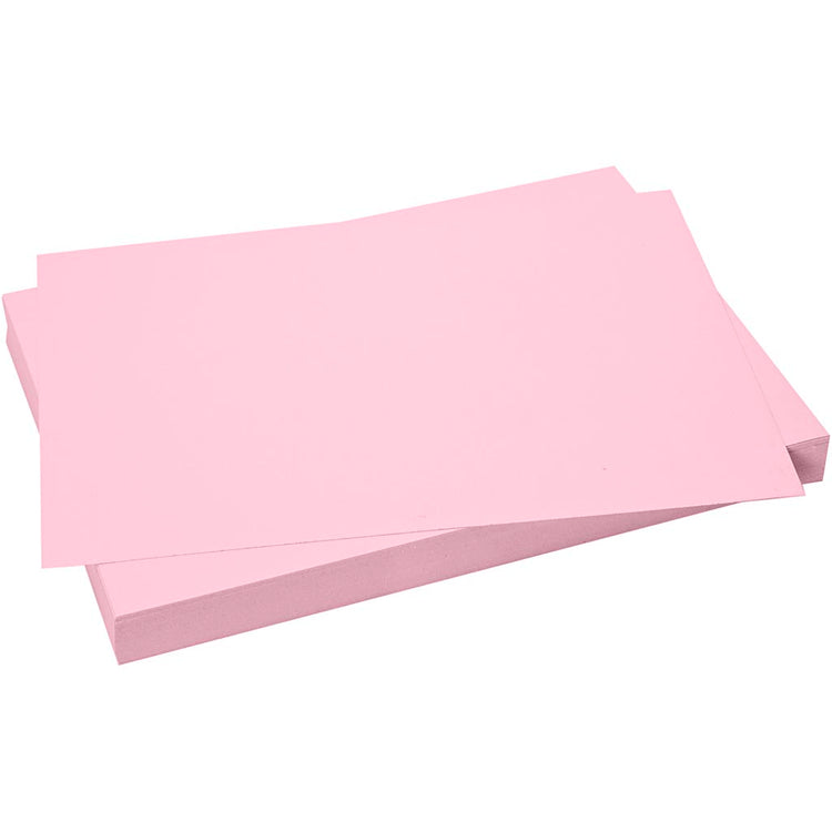 Kreativfirma Karton, Blatt 50x70 cm, 270 g, hellrosa, 10 Blatt 1 Box