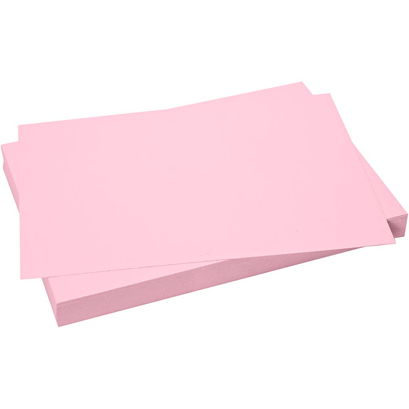 Kreativfirma Karton, Blatt 50x70 cm, 270 g, hellrosa, 10 Blatt 1 Box