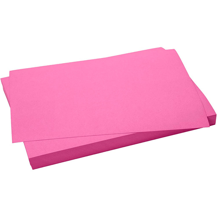 Kreativfirma Karton, Blatt 50x70 cm, 270 g, rosa, 10 Blatt 1 Box