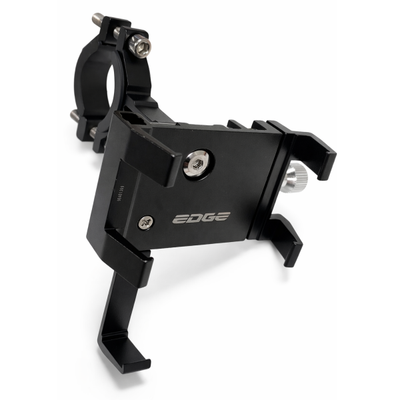 Edge-Telefonhalter G21 – Aluminium – 360° drehbar – universelle Lenkermontage – extra stabil – schwarz