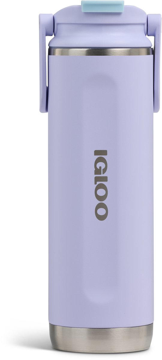 Igloo - Flip 'n' Sip - Trinkflasche - Trinkbecher - Flieder - 475ml - Thermosflasche