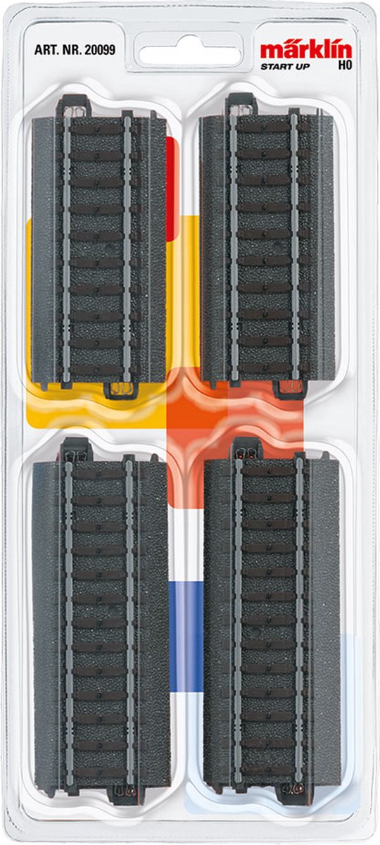 Märklin Anlauf - Satz gerader Gleise (Inhalt 6 Stück)