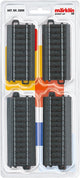 Märklin Anlauf - Satz gerader Gleise (Inhalt 6 Stück)
