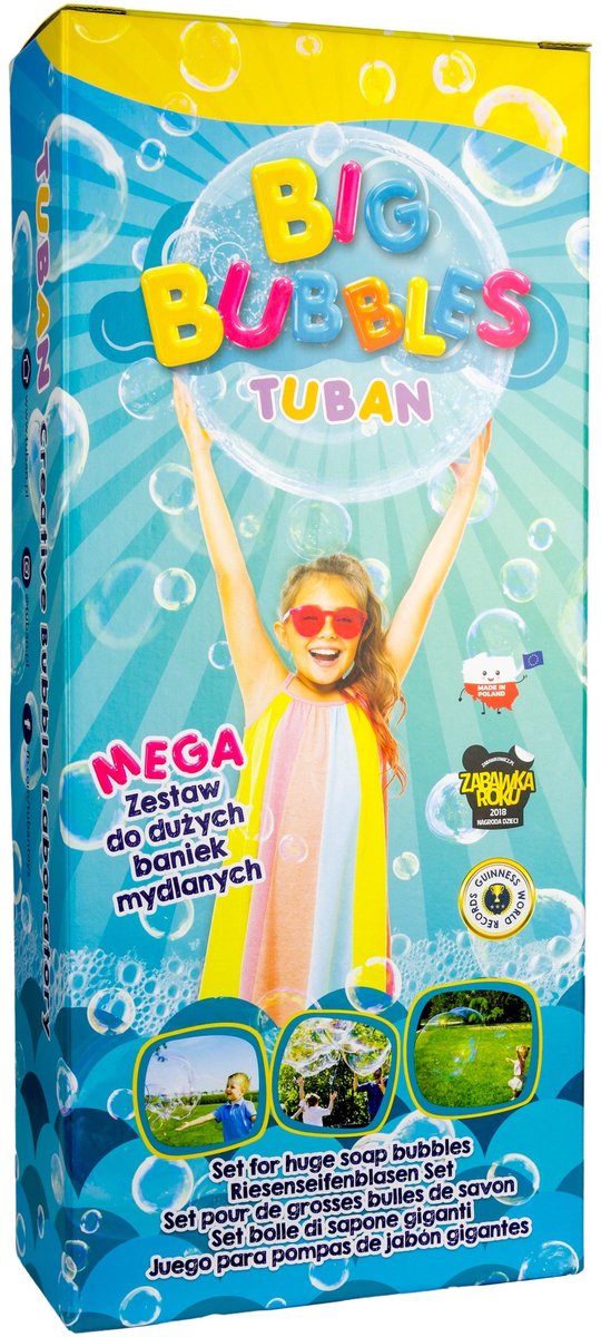 Tuban Mega-Set Seifenblasenspielzeug für große Seifenblasenkinder.