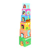 Kleiner Fußstapel -Turm mit Tieren