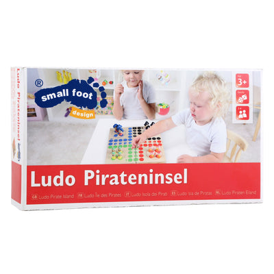 Kleiner Fuß Holz Ludo Pirate Island
