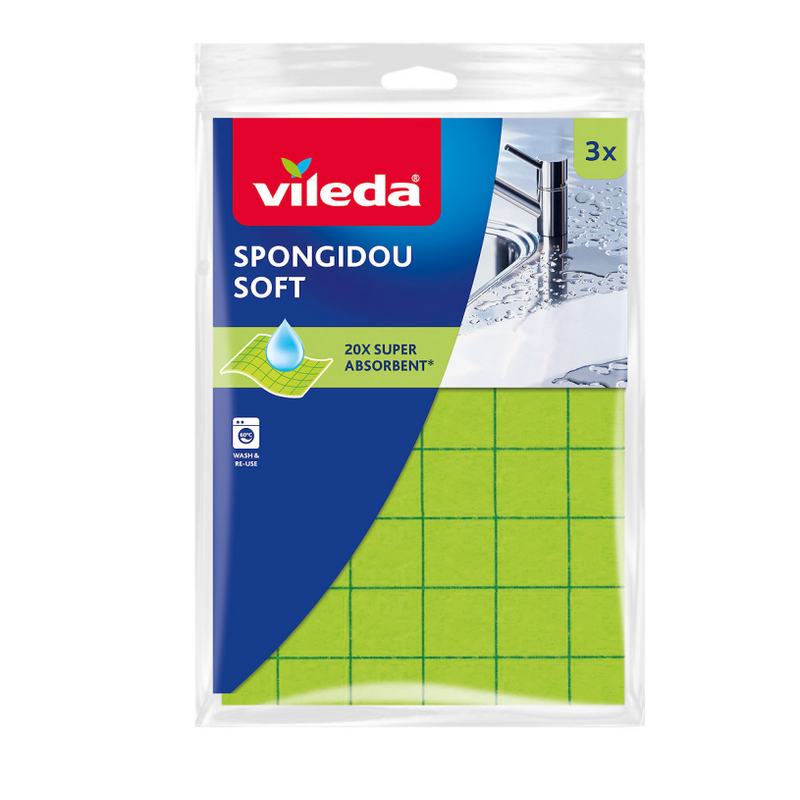 Vileda Spongidou Magic Spongekker 3 Stücke