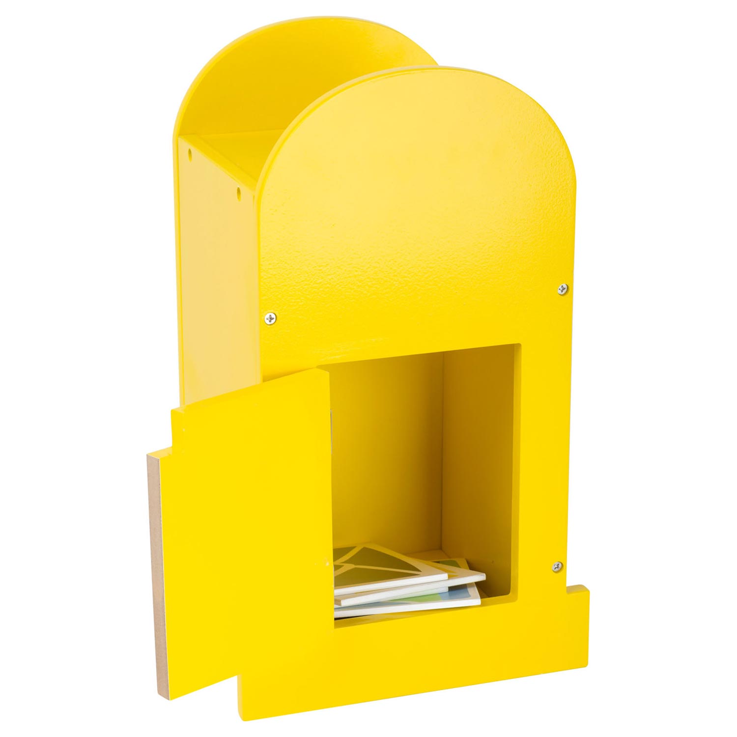 Kleiner Fuß Holzbriefkasten mit Zubehör