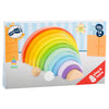 Kleine Fußhölzerbausteine ​​Regenbogen xl, 14dlg.