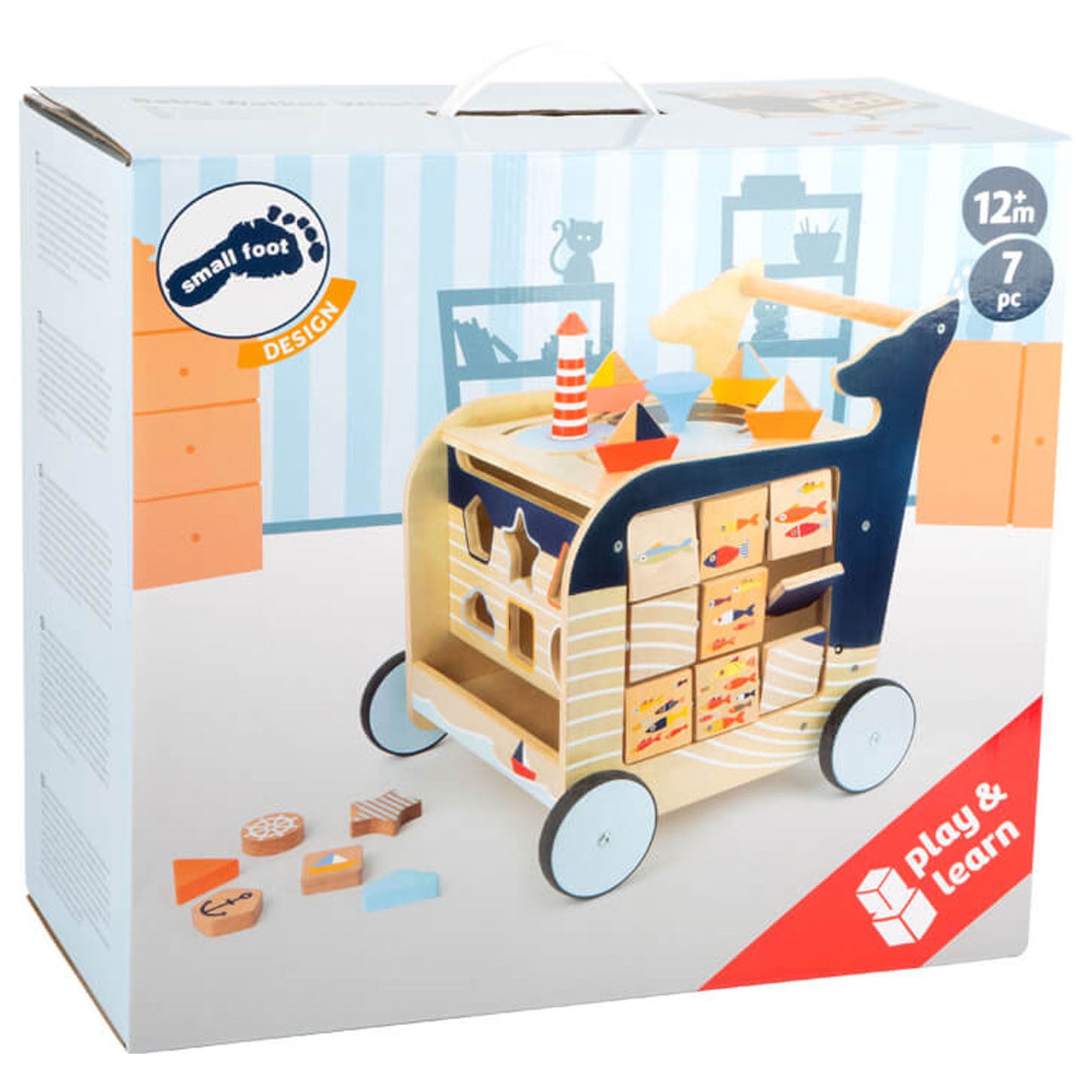 Kleine Fuß Houten Aktivitäten Walker Wal