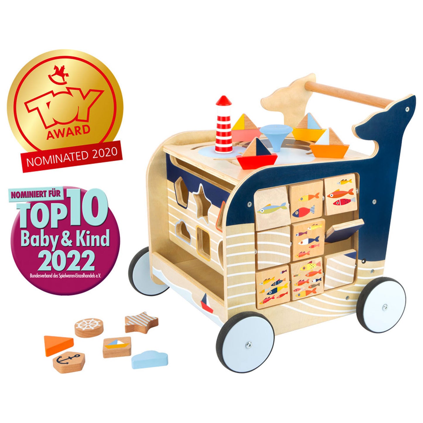 Kleine Fuß Houten Aktivitäten Walker Wal