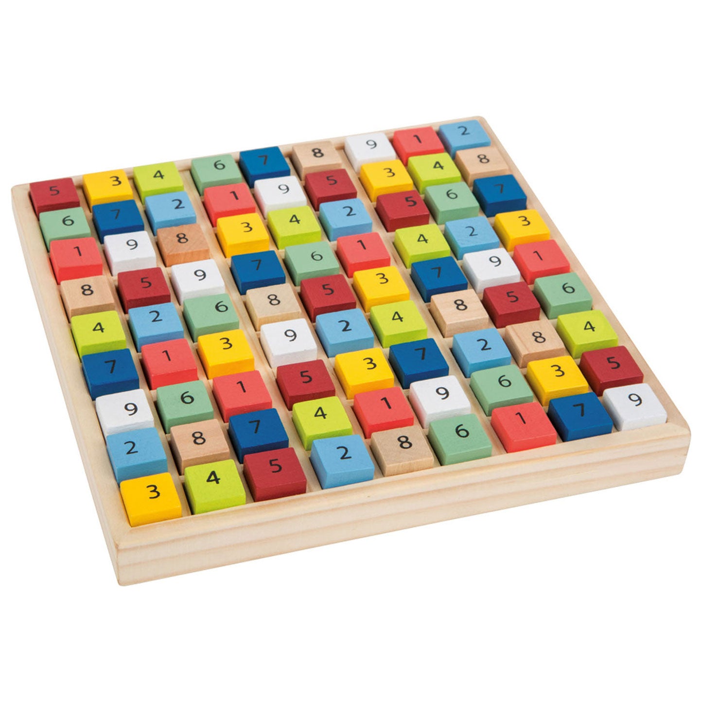 Kleiner Fußholzsaudoku -Spielfarbe, 82dlg.