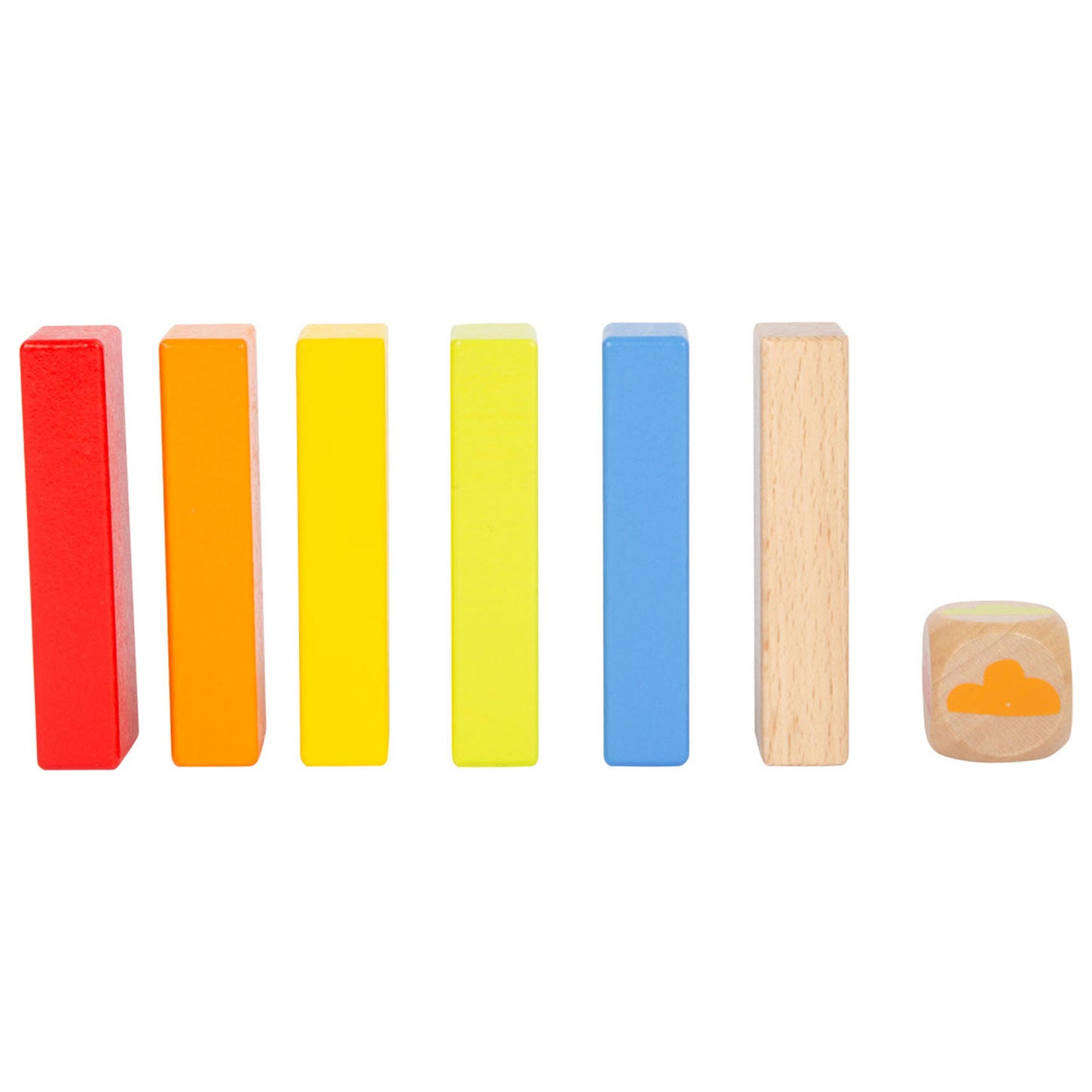 Kleiner Fuß Holz Regenbogen Wobbel Tower Spiel