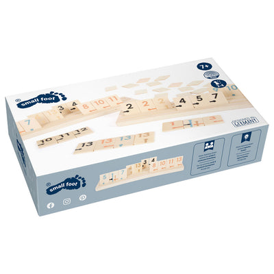 Kleines Fuß Holz Rommé Game