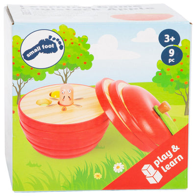 Kleiner Fuß Holz Stapelspiel Apfel