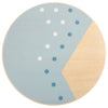 Kleiner Fußholzballe Blau