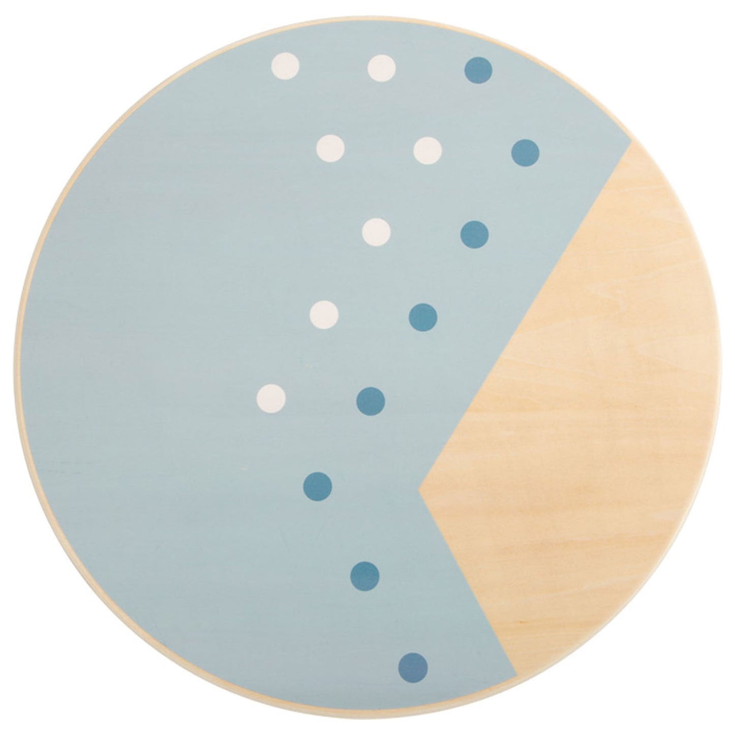 Kleiner Fußholzballe Blau