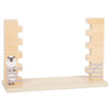 Kleines Fuß Holz Wiebel Wall -Spiel
