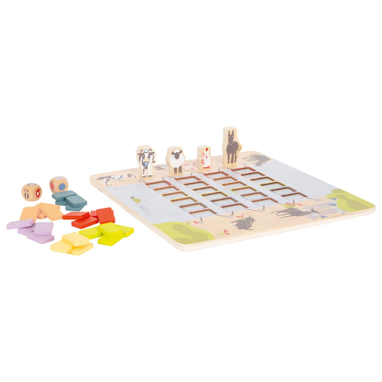 Kleine Fußhölzer -Spielbrückenkreuzungstiere