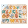 Kleines Fußhölzernalphabet -Puzzle -Safari