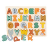 Kleines Fußhölzernalphabet -Puzzle -Safari