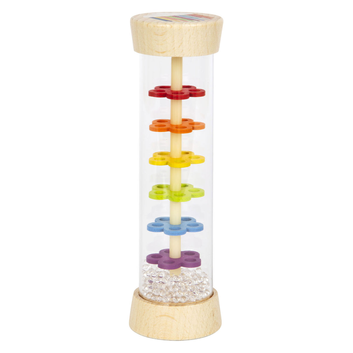 Kleiner Fuß Holz Regenmacher Regenbogen