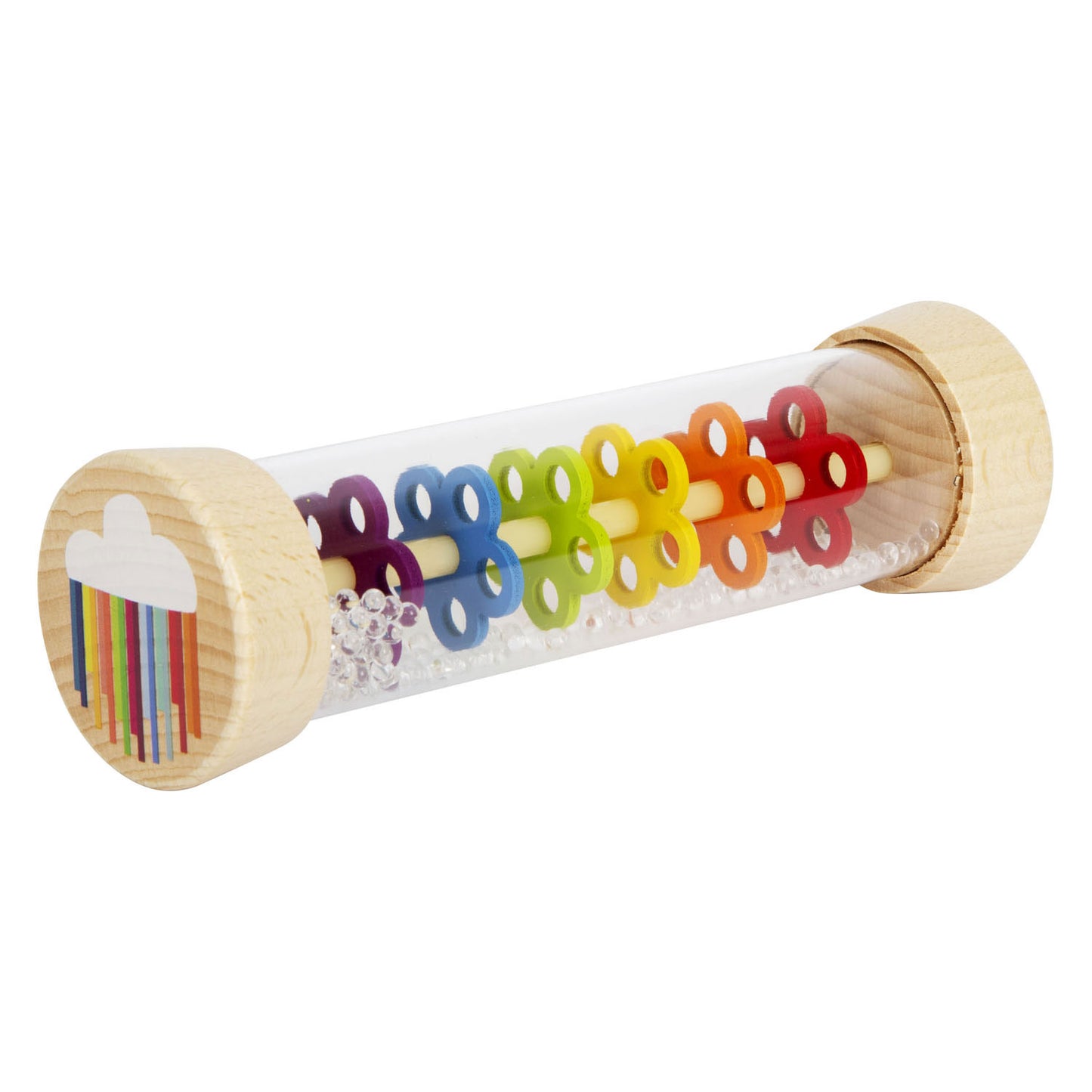 Kleiner Fuß Holz Regenmacher Regenbogen