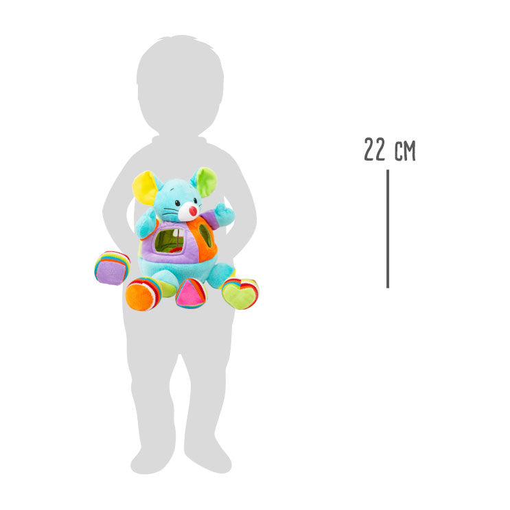 Kleine Fußform Eintopf Mausplüsch, 5dlg.
