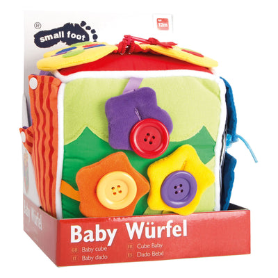 Kleiner Fuß Baby Würfel Natur Plüsch