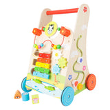 Kleiner Fuß Holz Baby Walker farbenfroh - afbeelding 3