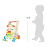 Kleiner Fuß Holz Baby Walker farbenfroh - afbeelding 5